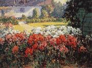 Benjamin C.Brown The Joyous Garden-n-d Spain oil painting artist